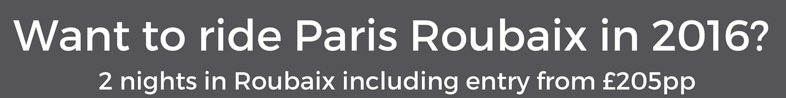 Paris Roubaix Banner