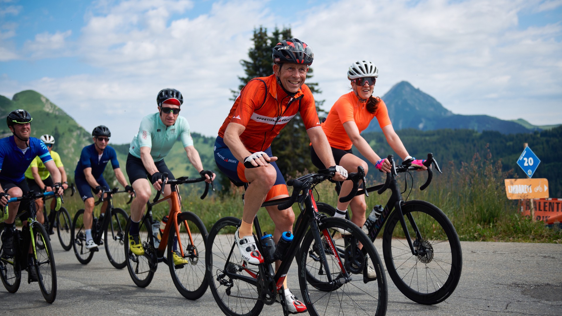A guided ride during the 2025 Marmotte, Etape du Tour and Tour de France tour