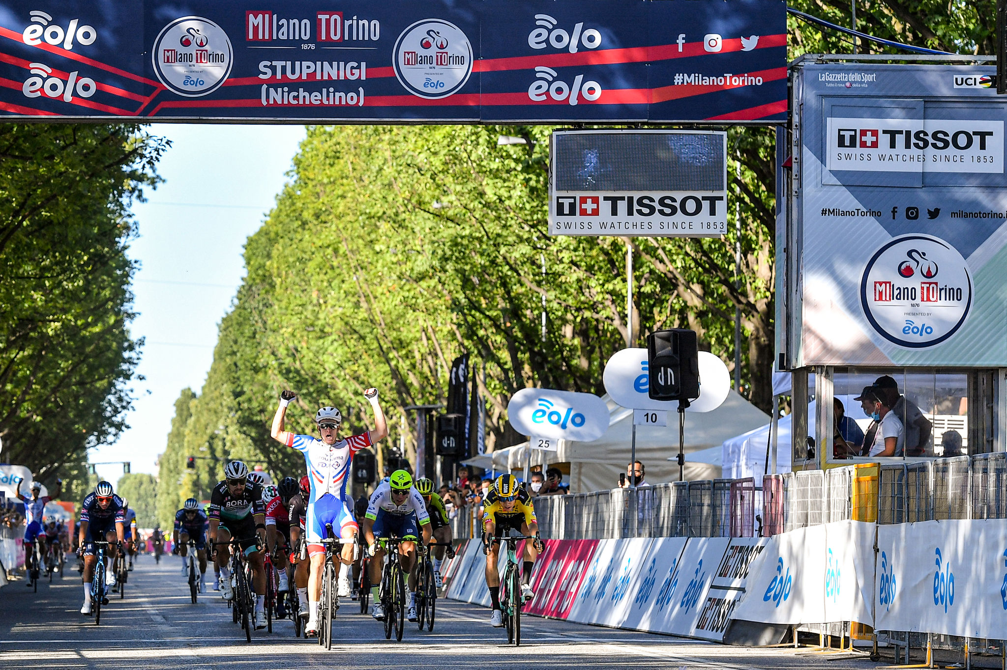 Great views from the Milano Torino Hospitality, one of the many hospitality options available on Sportive Breaks Spring Classics programme