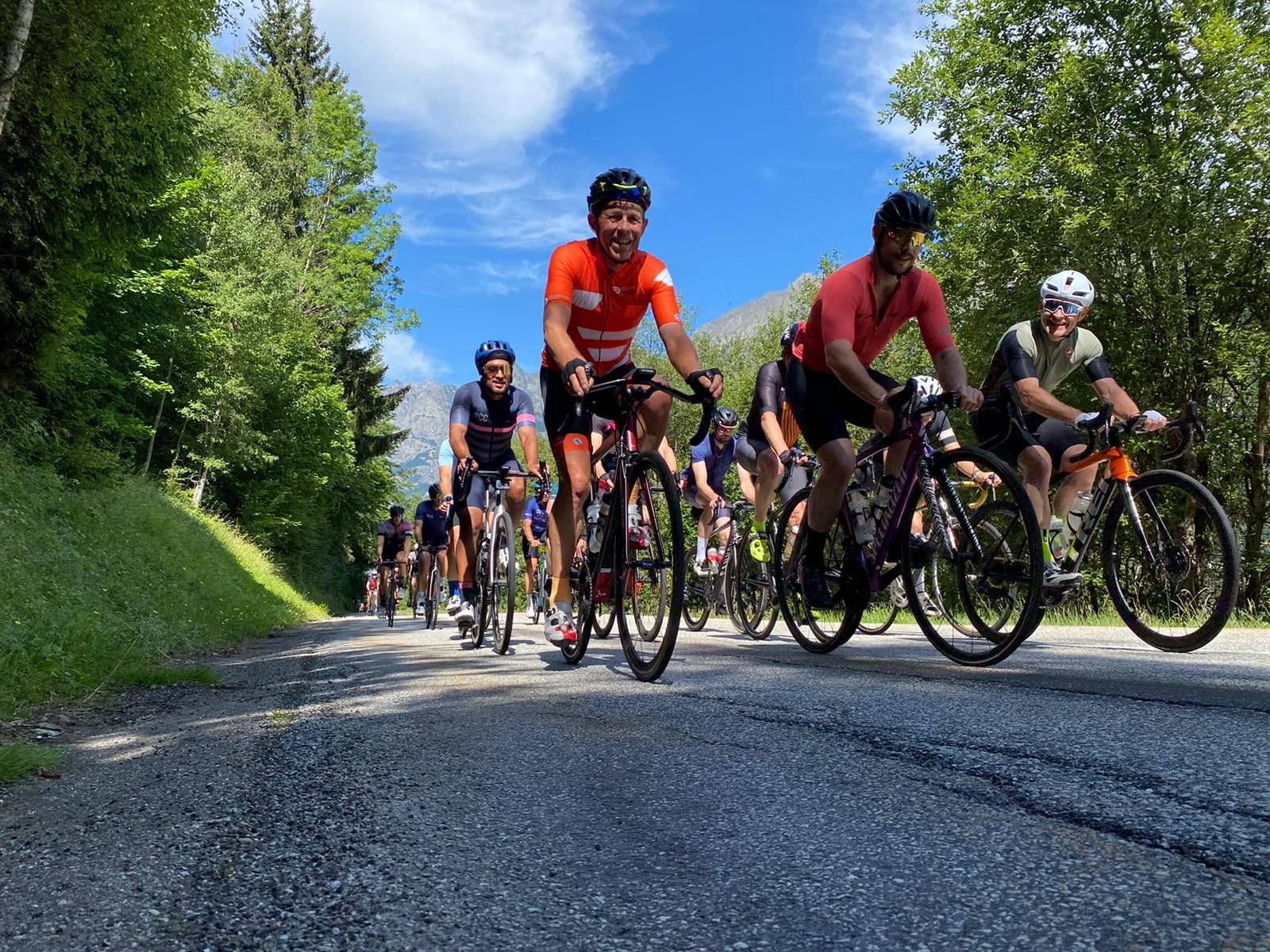 A Sportive Breaks rider leads a self-guided road cycling holidays